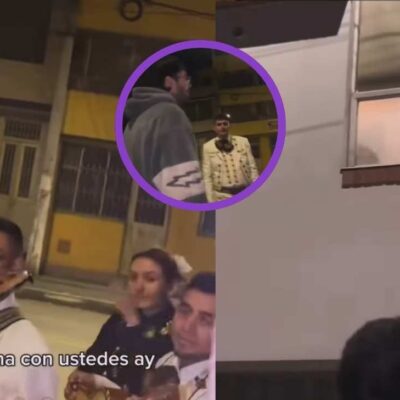 Joven le llevó serenata a su novia y la pilló siéndole infiel