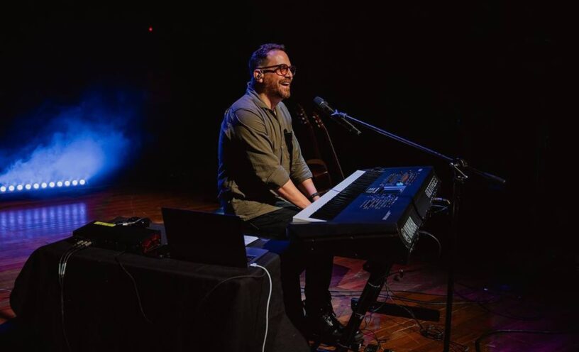 Juan Fernando Velasco, en el concierto Rock y Pop 2024