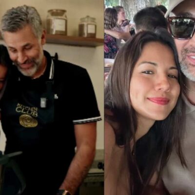 La foto de Caterin Escobar y Mario Alberto Yepes compartiendo junto a sus hijos