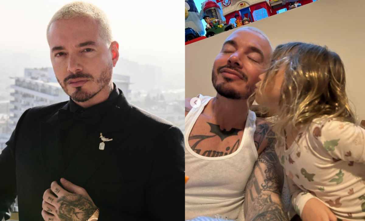 La foto del hijo de J Balvin con diamantes en los dientes