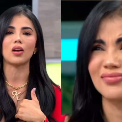 reacción de Karina García a B King