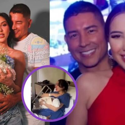 La reacción de Juan David Tejada, esposo de Aida Victoria Merlano, al convertirse en papá