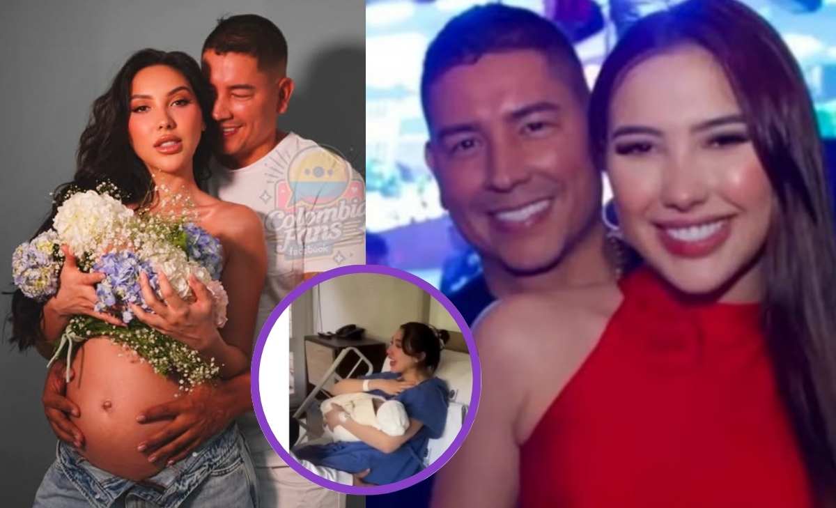 La reacción de Juan David Tejada, esposo de Aida Victoria Merlano, al convertirse en papá
