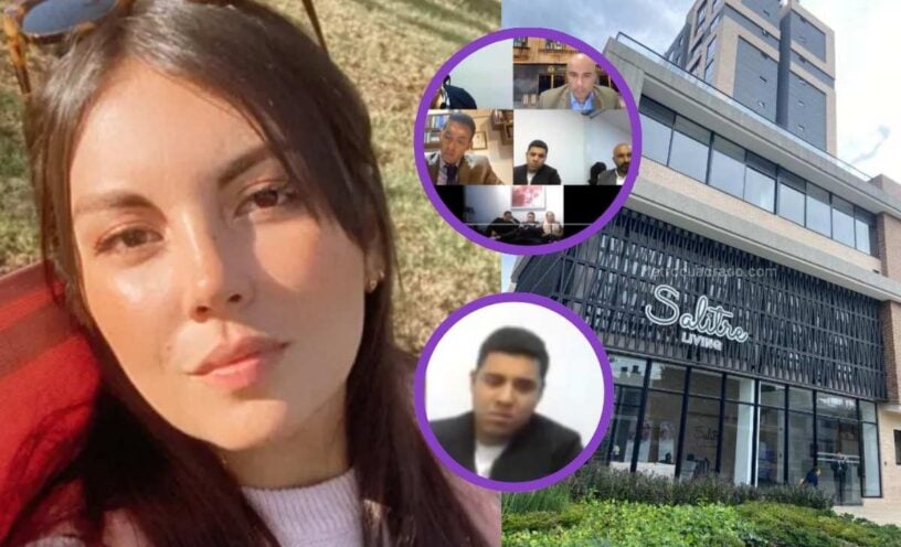 La reacción del novio de la periodista que cayó de un piso 9 en Salitre durante la audiencia