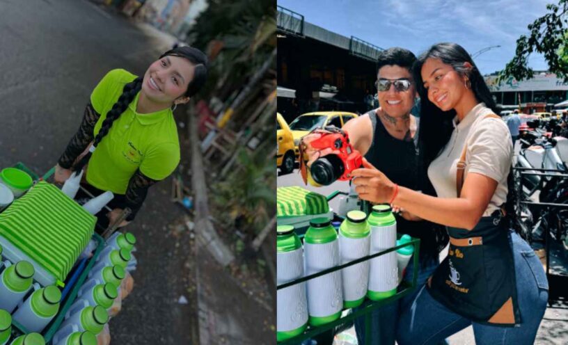 vendedora de tintos paisa que se hizo viral en redes sociales