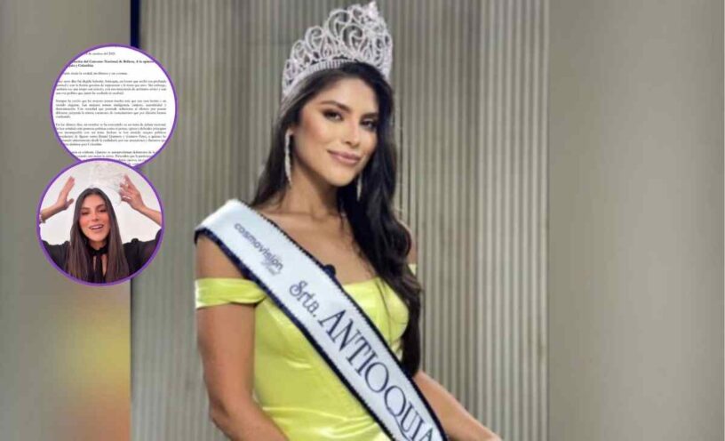 Laura Gallego anunció su renuncia al título de Señorita Antioquia