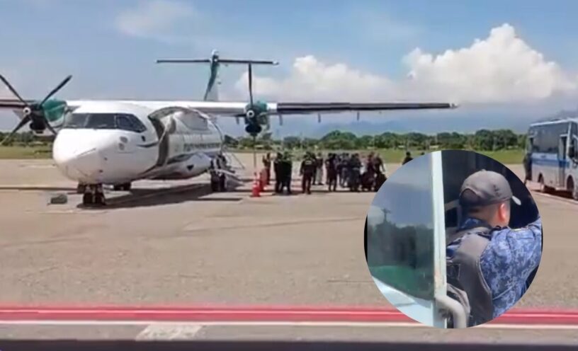 llegada de Brayan Ocampo a la cárcel de Tramacúa