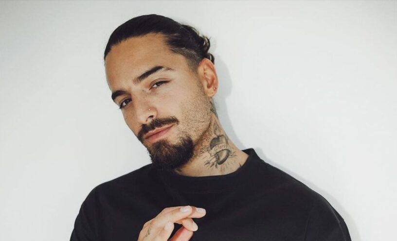Maluma peleando con hinchas argentinos