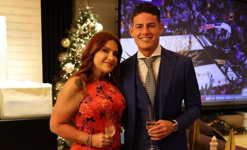 Mamá de James Rodríguez despidió un miembro de su familia