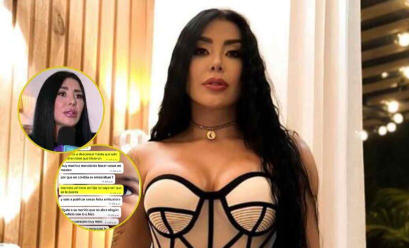 DJ Marcela Reyes mostró los mensajes que, según ella, ha recibido con amenazas