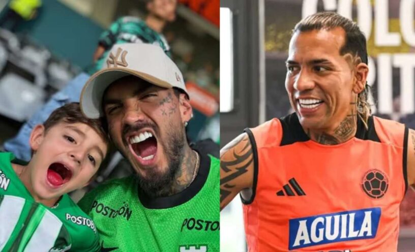 Mateo Carvajal le hizo el look de Dayro Moreno a su hijo Salvador
