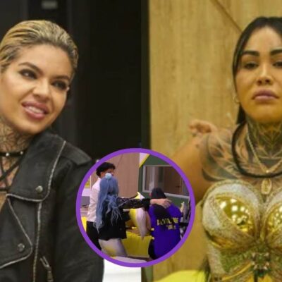 Melissa Gate abrazó a Yina Calderón en 'La casa de los famosos Colombia 2'