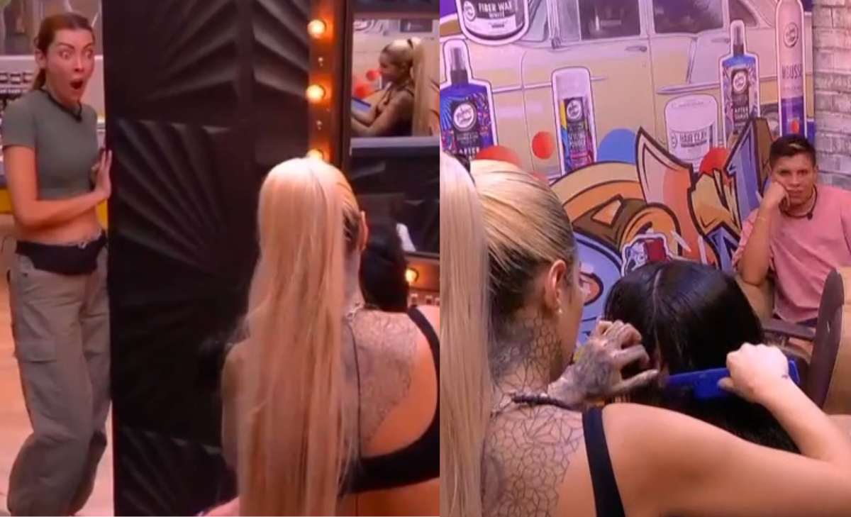 Melissa Gate le cortó el cabello a Yina Calderón en 'La casa de los famosos Colombia 2'