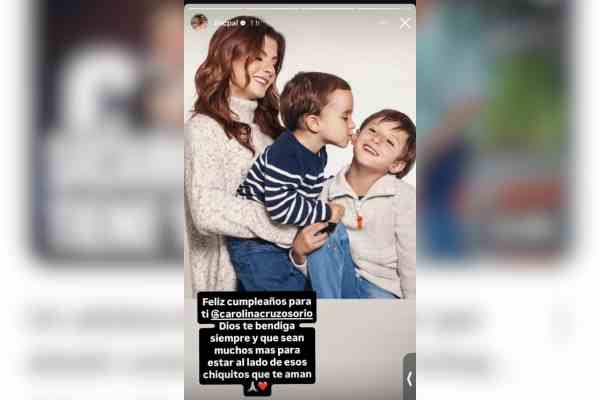 mensaje de cumpleaños de Lincold Palomeque a Carolina Cruz