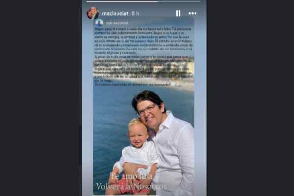 palabras de la hija de María Claudia Tarazona hacia Miguel Uribe |