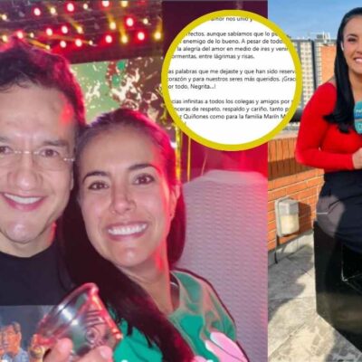 mensaje del esposo de Alejandra Gómez