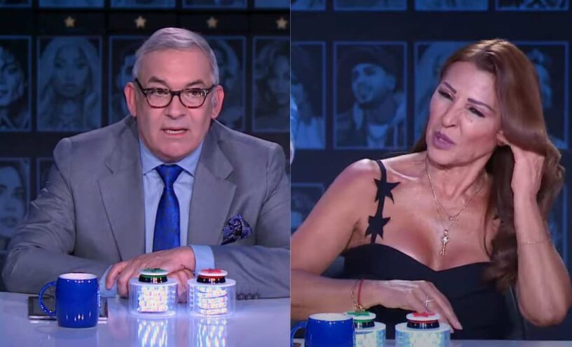 César Escola y Amparo pelea