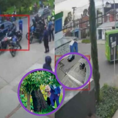 nuevo material que muestra cómo vigilaban al menor que le disparó a Miguel Uribe