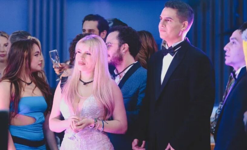 Ornella viajando con la familia de Miguel Bueno