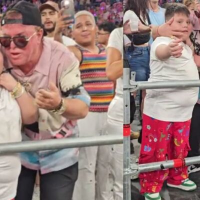 Padre de Karol G hizo enojar a niño en concierto de cierre