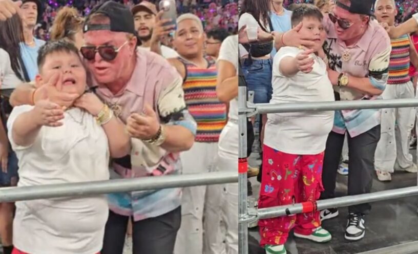 Padre de Karol G hizo enojar a niño en concierto de cierre