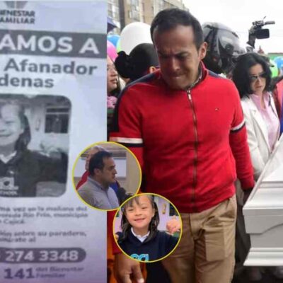 palabras del padre de Valeria Afanador, durante el sepelio de la niña|