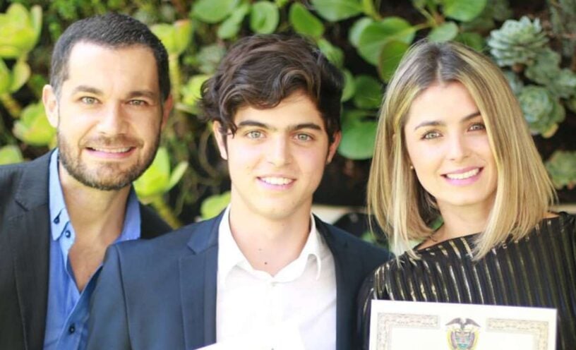 papá del hijo mayor de Cristina Hurtado