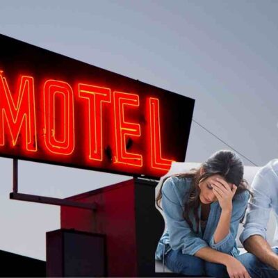 pareja quedó atrapada durante seis horas en un motel