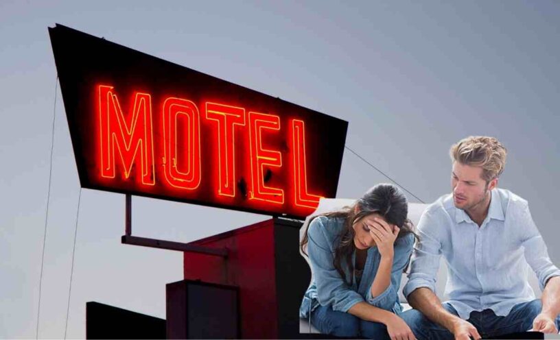 pareja quedó atrapada durante seis horas en un motel