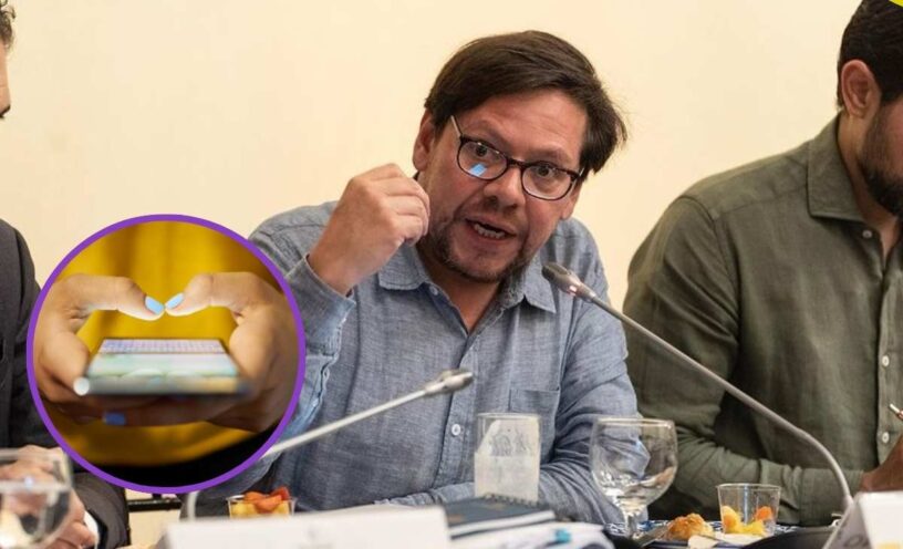 periodista denunció a Diego Cancino