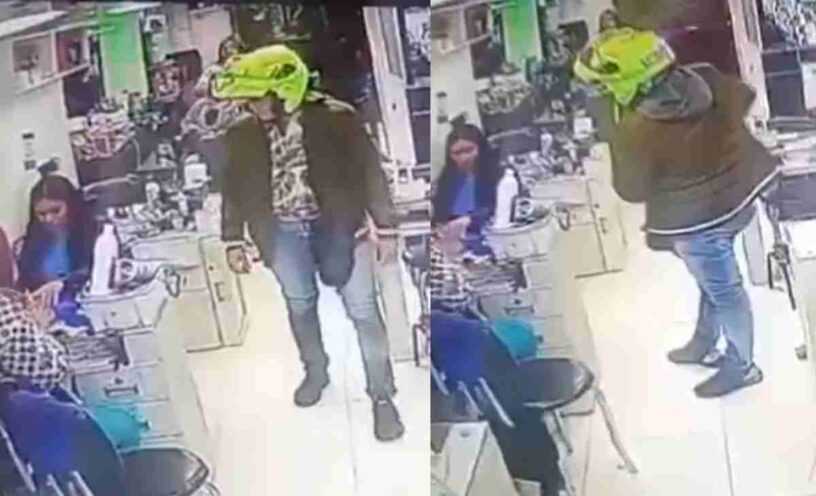 policía mató a su expareja en una peluquería