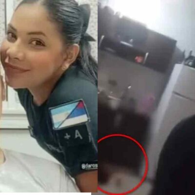Policía le quitó la vida a su expareja durante una transmisión en vivo