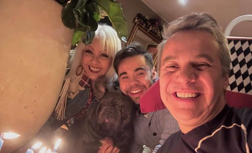 Polilla compartió una foto de cómo vive su duelo en compañía de su hijo