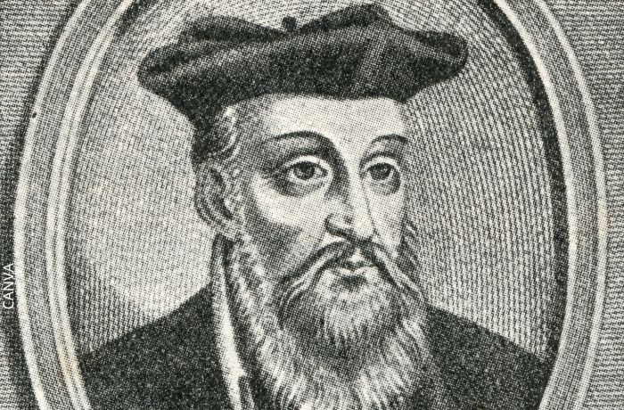 Dibujo de Nostradamus