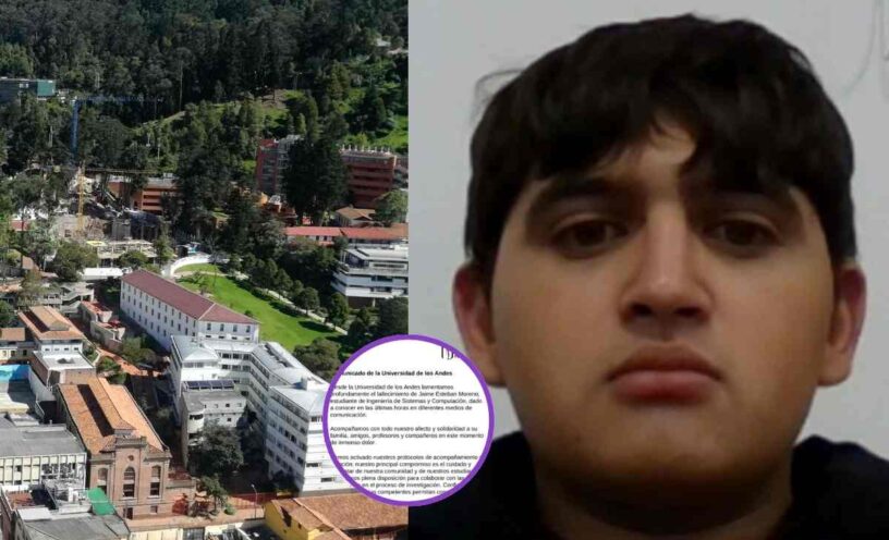 Universidad de Los Andes se ha pronunciado tras el lamentable fallecimiento de Jaime Esteban