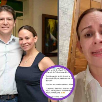 mensaje de María Claudia Tarazona sobre Miguel Uribe
