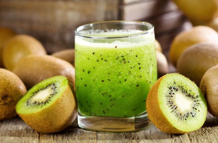 Foto de un jugo de kiwi