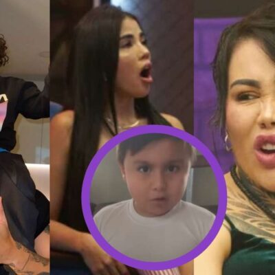 ¿Qué le respondió el sobrino de Yina Calderón al hijo de Karina García?
