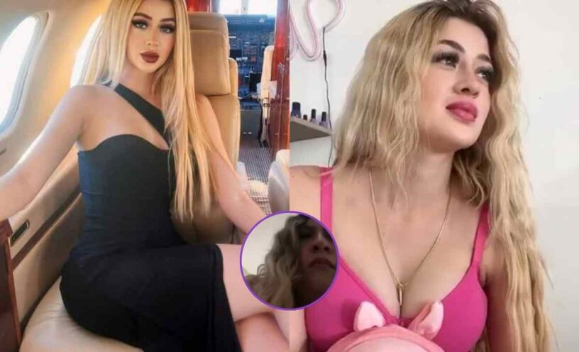 mujer que aparece en el live de Valeria Márquez
