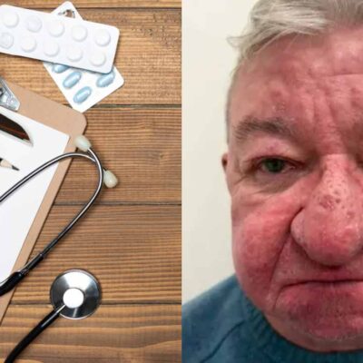 rara enfermedad hizo crecer la nariz de un hombre durante años sin parar