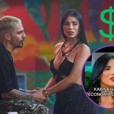 Reacción de Karina García al enterarse de que Altafulla tendría familia millonaria