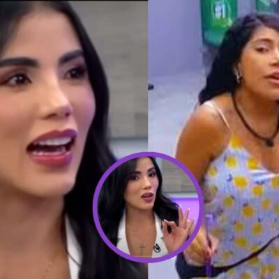 Reacción de Karina García al ver que La Toxi Costeña está usando su ropa en 'La casa de los famosos Colombia 2'
