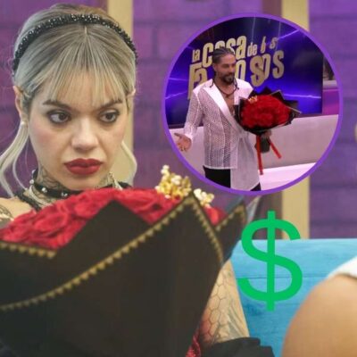 reacción de Melissa Gate al saber el precio del ramo de flores que le dio Marlon Solórzano
