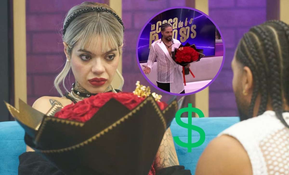 reacción de Melissa Gate al saber el precio del ramo de flores que le dio Marlon Solórzano
