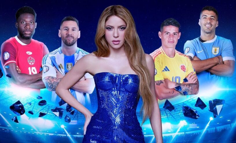 regalo en conmemoración a la presentación de Shakira en la Copa América