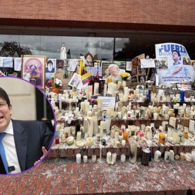 retiraron altar en honor al senador Miguel Uribe