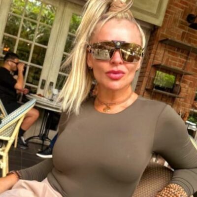 Sandra Muñoz mostró a su pareja