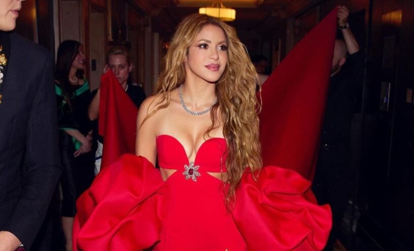 Shakira de fiesta después de la MET Gala