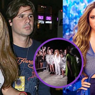 Shakira de la mano con la hija de su ex Antonio de la Rua