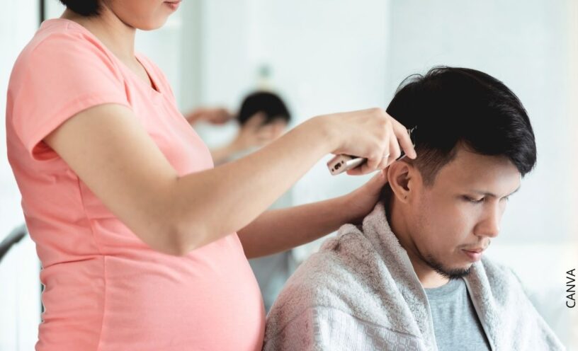 ¿Si una mujer embarazada te corta el cabello te crece?